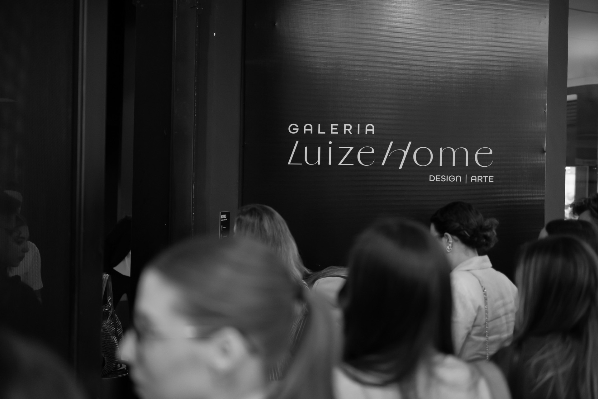 Entrada da Galeria Luize Home Design e Arte durante a 1ª Mostra de Design